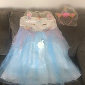 Girls Unicorn Halloween Costume